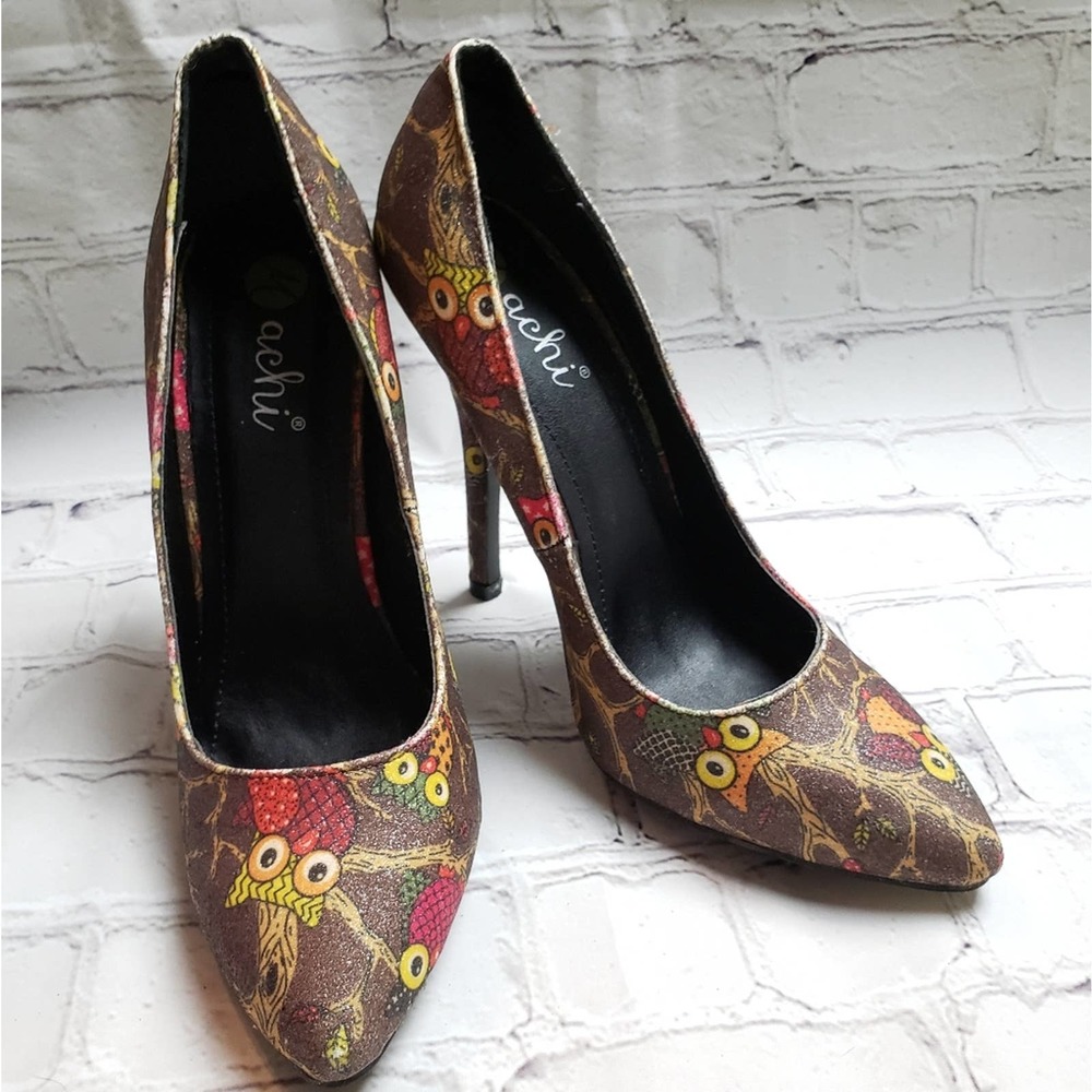 Machi Miya Owl Pump Heel 5.5"